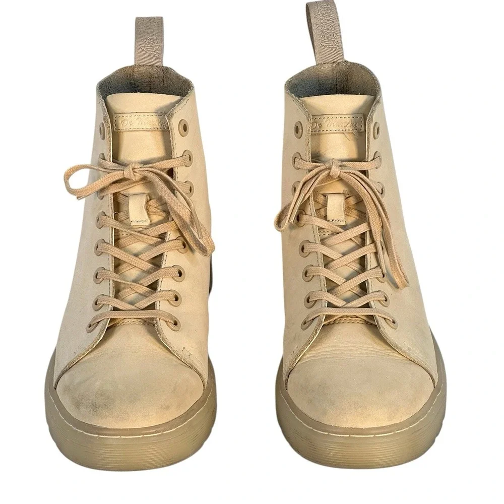 Dr. Martens Talib Men's Size 7 Ladies 8 Soft Brando Leather Sand - Picture 2 of 9